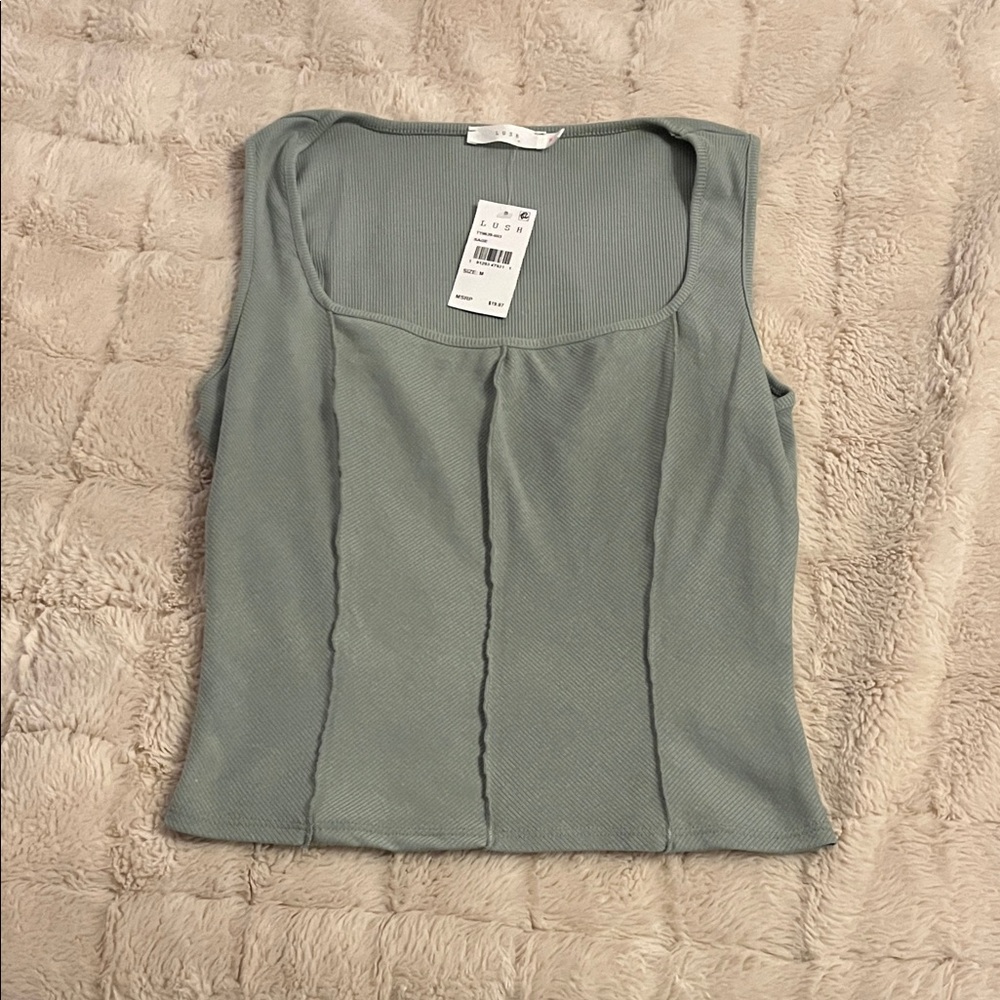 Women's Sleeveless Top in Green